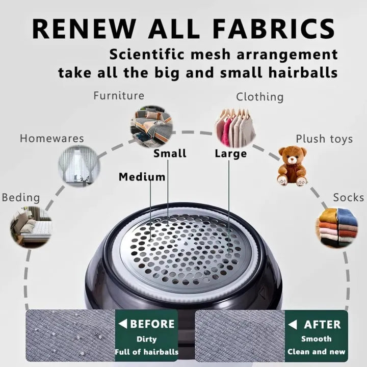 Electric Lint Remover ๐งฅโก โ Smooth & Clean Clothes Instantly