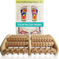 Wooden Foot Massager 🌿💆‍♂️ – Deep Relaxation & Stress Relief for Feet