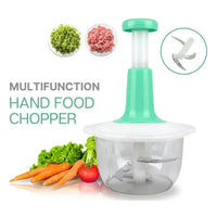 Push Chopper 🥩🥗 – Quick & Safe Manual Meat & Veggie Chopper