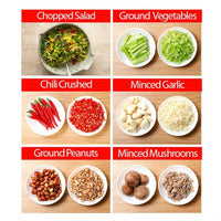 Push Chopper 🥩🥗 – Quick & Safe Manual Meat & Veggie Chopper