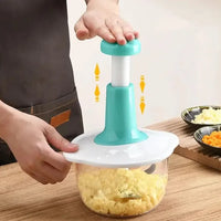 Push Chopper 🥩🥗 – Quick & Safe Manual Meat & Veggie Chopper