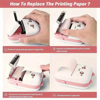 Mini Portable Printer 📝⚡ – Compact, Wireless & On-the-Go Printing