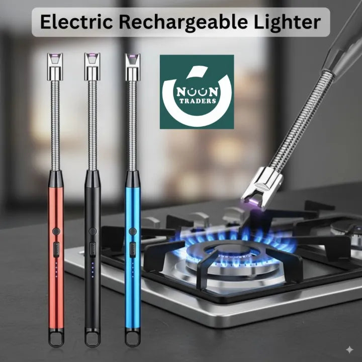 Electric Kitchen Lighter ⚡🕯️ – Safe, Rechargeable & Windproof