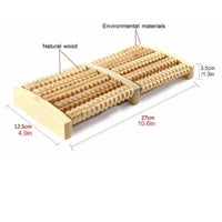 Wooden Foot Massager 🌿💆‍♂️ – Deep Relaxation & Stress Relief for Feet