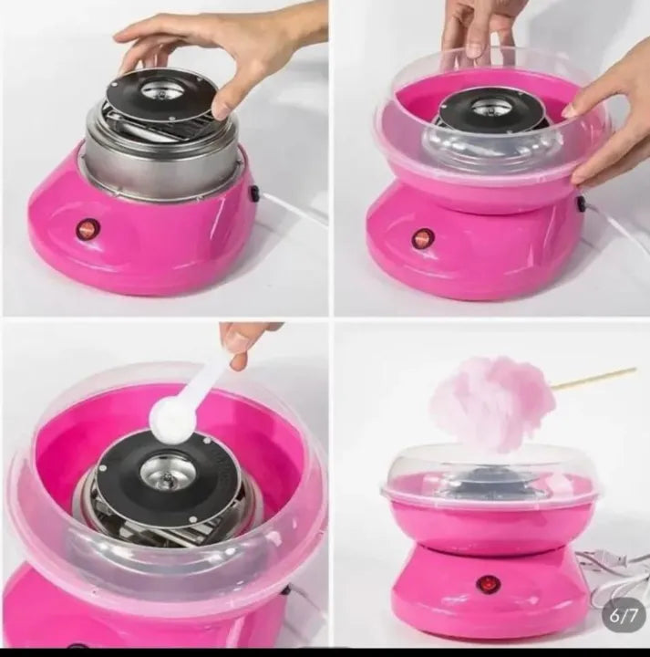 Electric Cotton Candy Maker 🍬🎉 – Fun & Fluffy Candy at Home in Minutes
